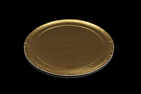 DISCOS ORO BORDE LISO 30CM