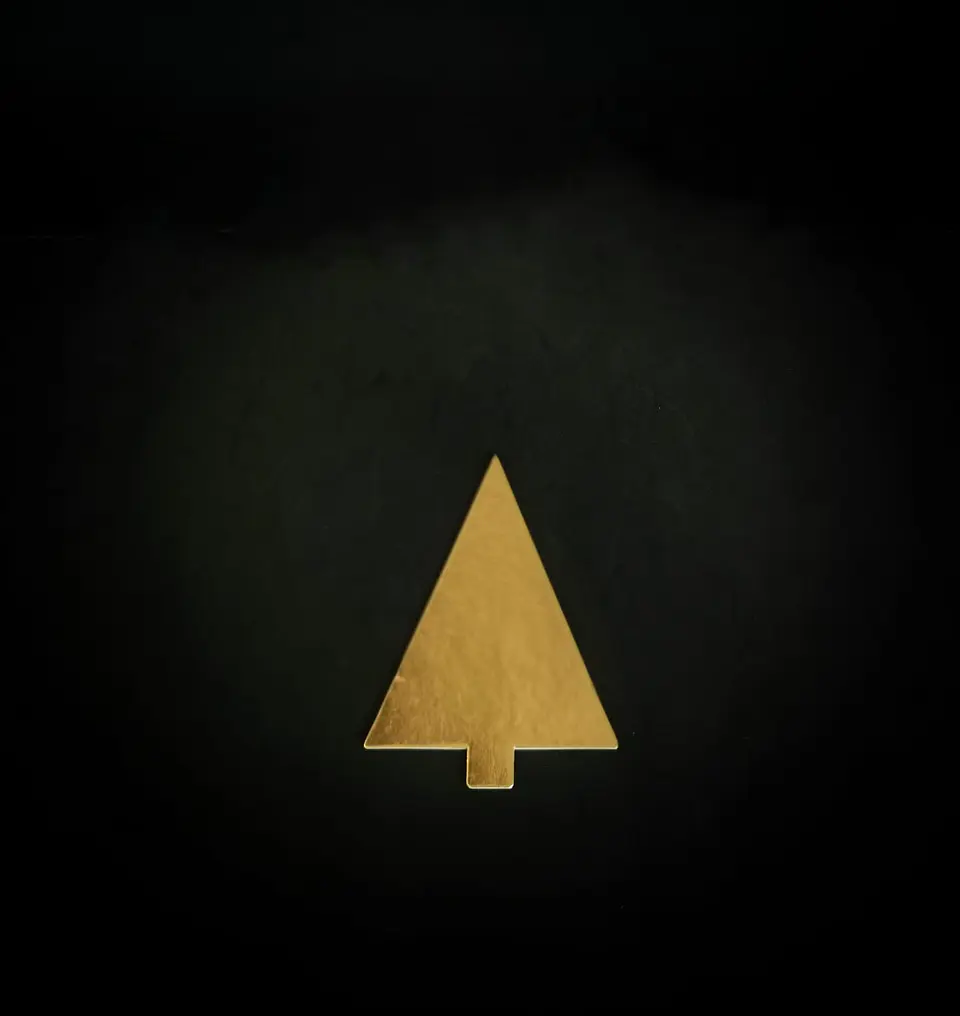 PESTAÑAS TRIANGULAR ORO 13.20X10 1