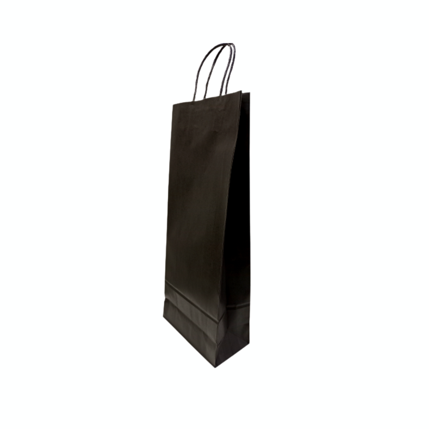 BOLSA MANILLA NEGRA PARA VINO  15X8X39,5 12UN/PAQ 1