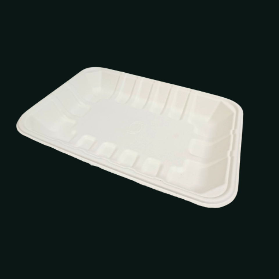 BANDEJA BIODEGRADABLE 9X6 50UN/PAQ 1