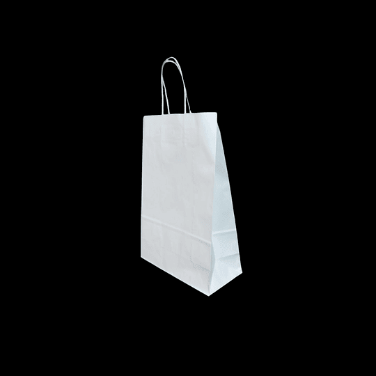 BOLSA MANILLA BLANCA 22X10X32 12UNXPAQ 17PAQ/CAJA