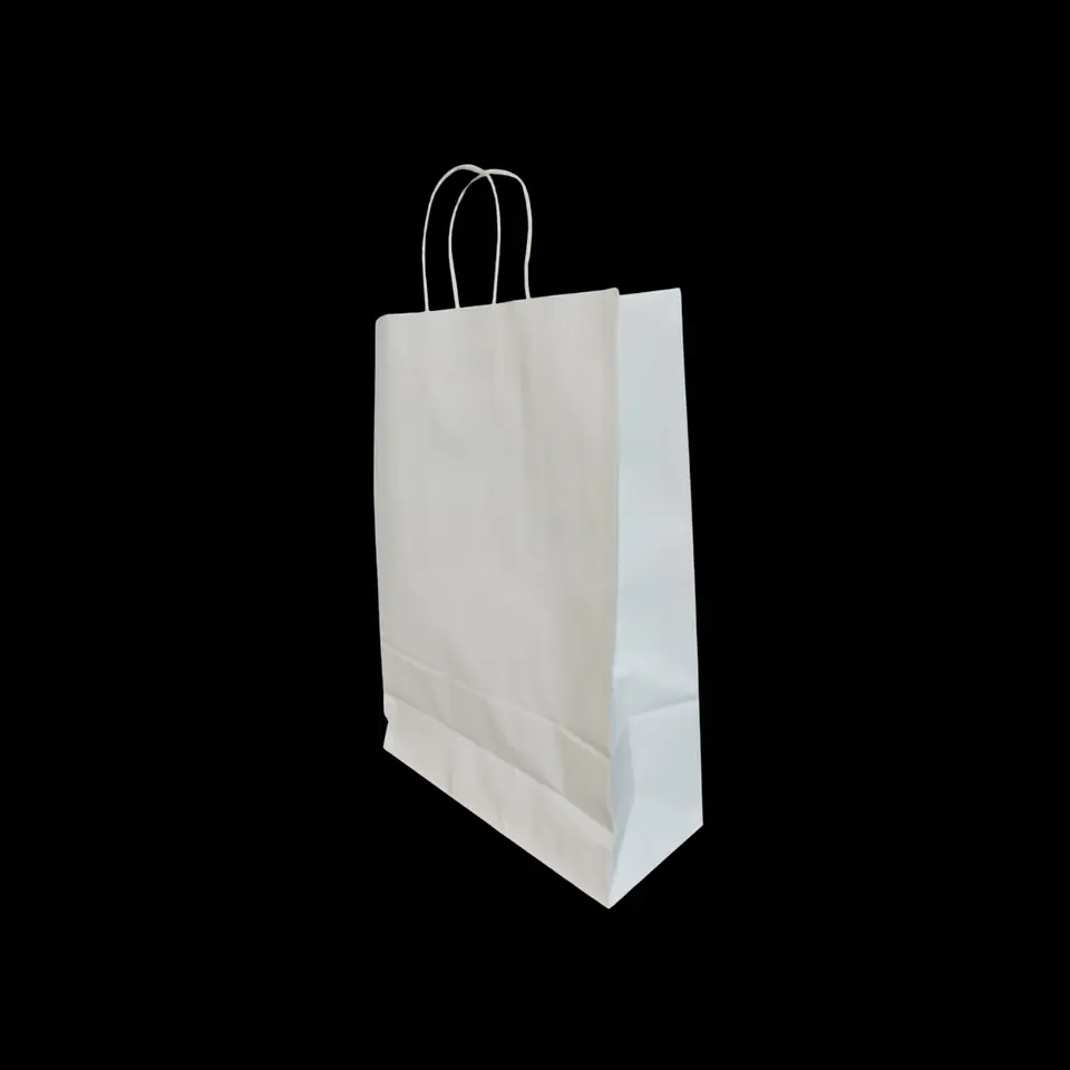 BOLSA MANILLA BLANCA 30X12X42 200UN/CAJA 1