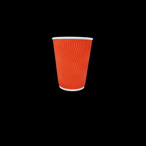 VASO RIPPLE ROJO 16 OZ 