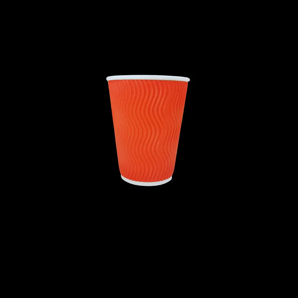VASO RIPPLE ROJO 16 OZ  1