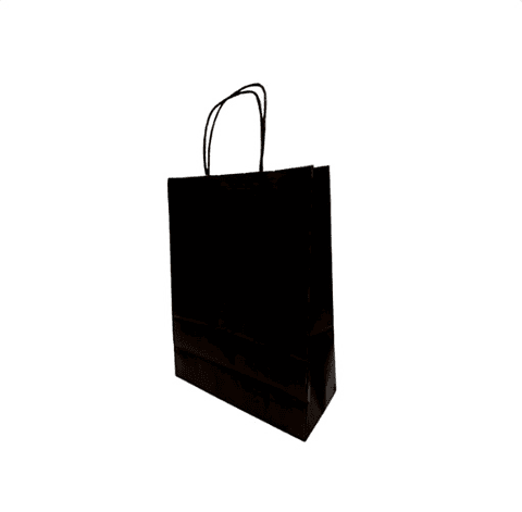 BOLSA MANILLA NEGRA 30X12X31 (200UN/CAJA)