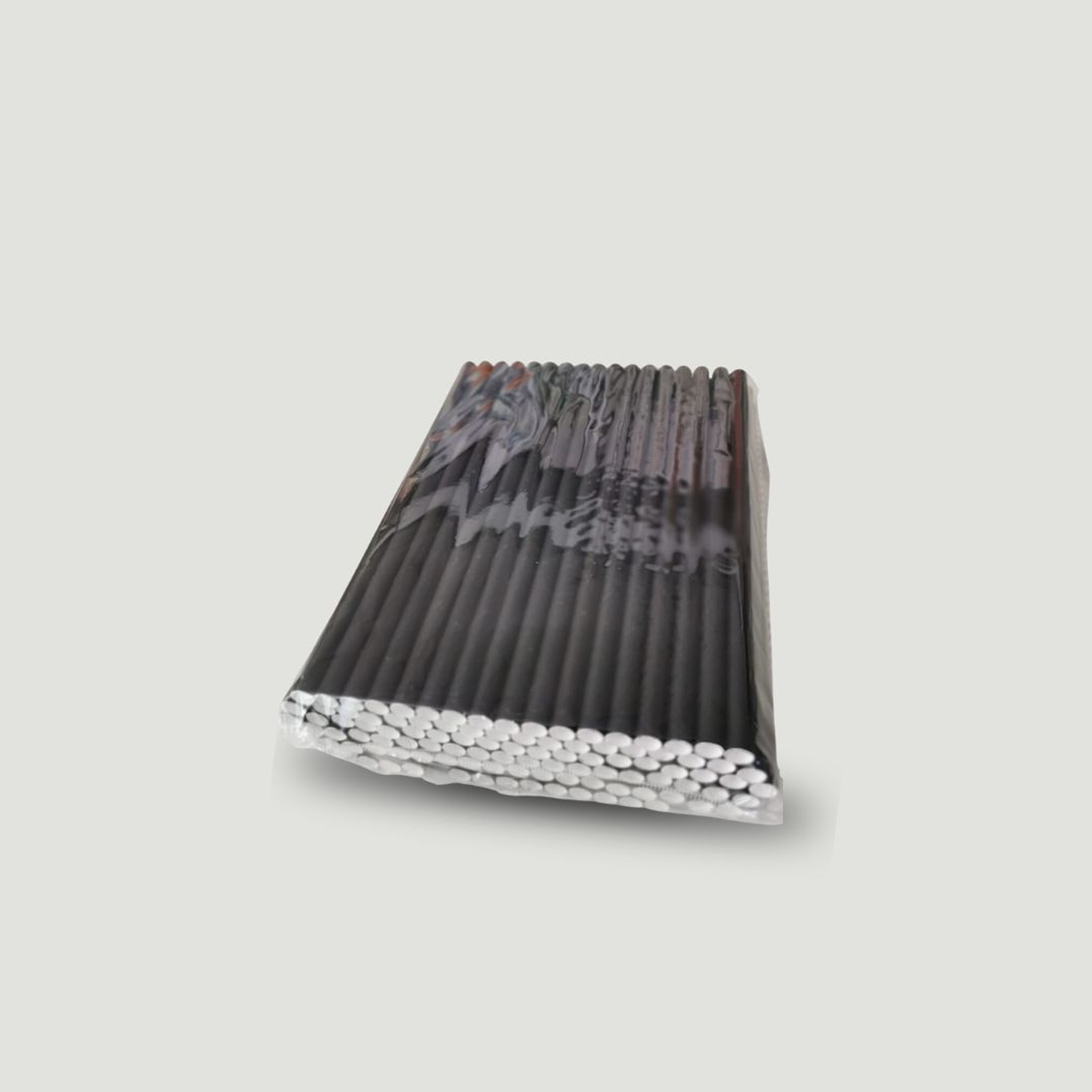 BOMBILLA DE PAPEL NEGRA 6MM 100UN/PAQ 2