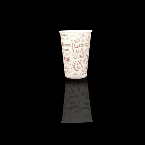 VASO POLIPAPEL 8 OZ DISEÑO PAQX50UNI