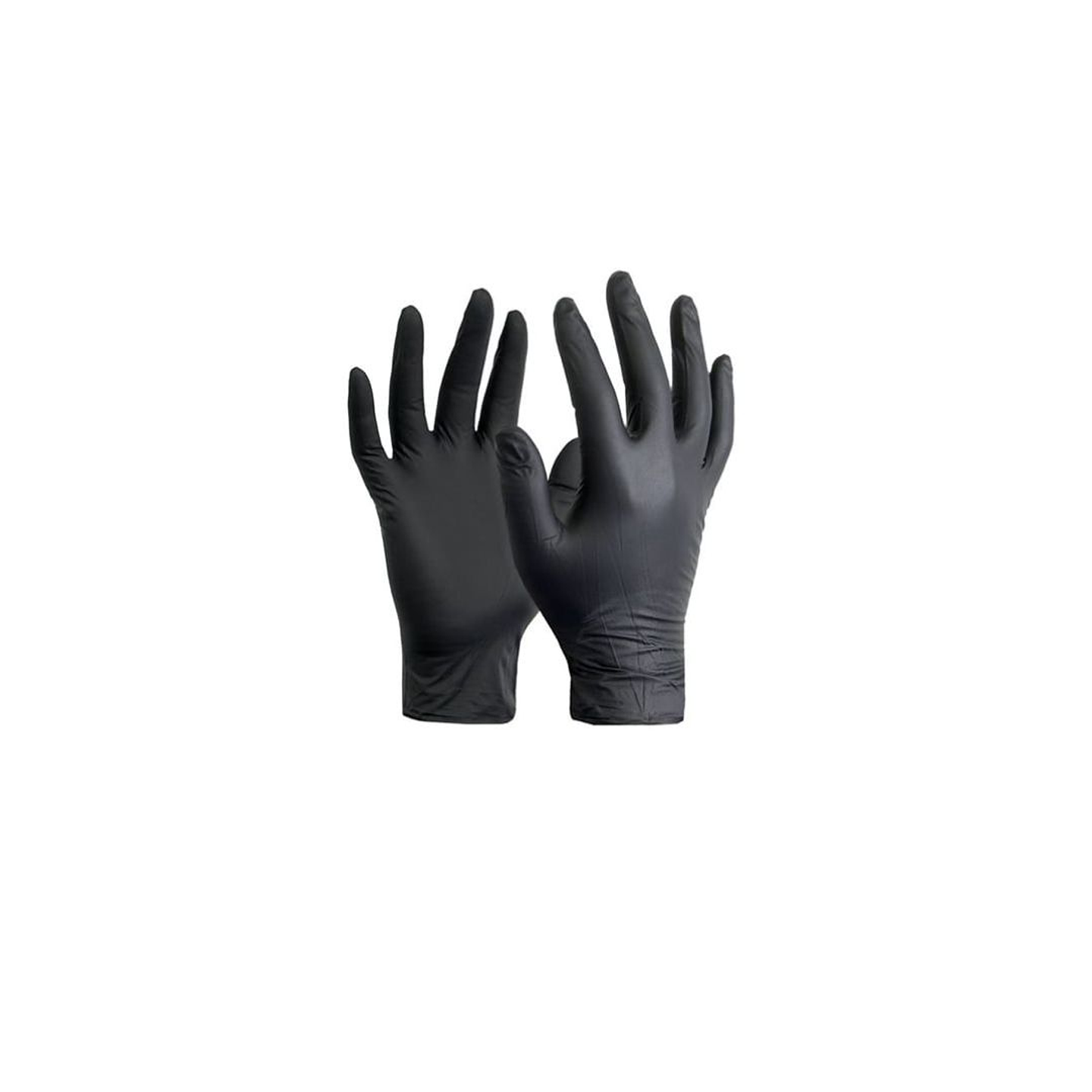 GUANTES NITRILO NEGRO TALLA M 1