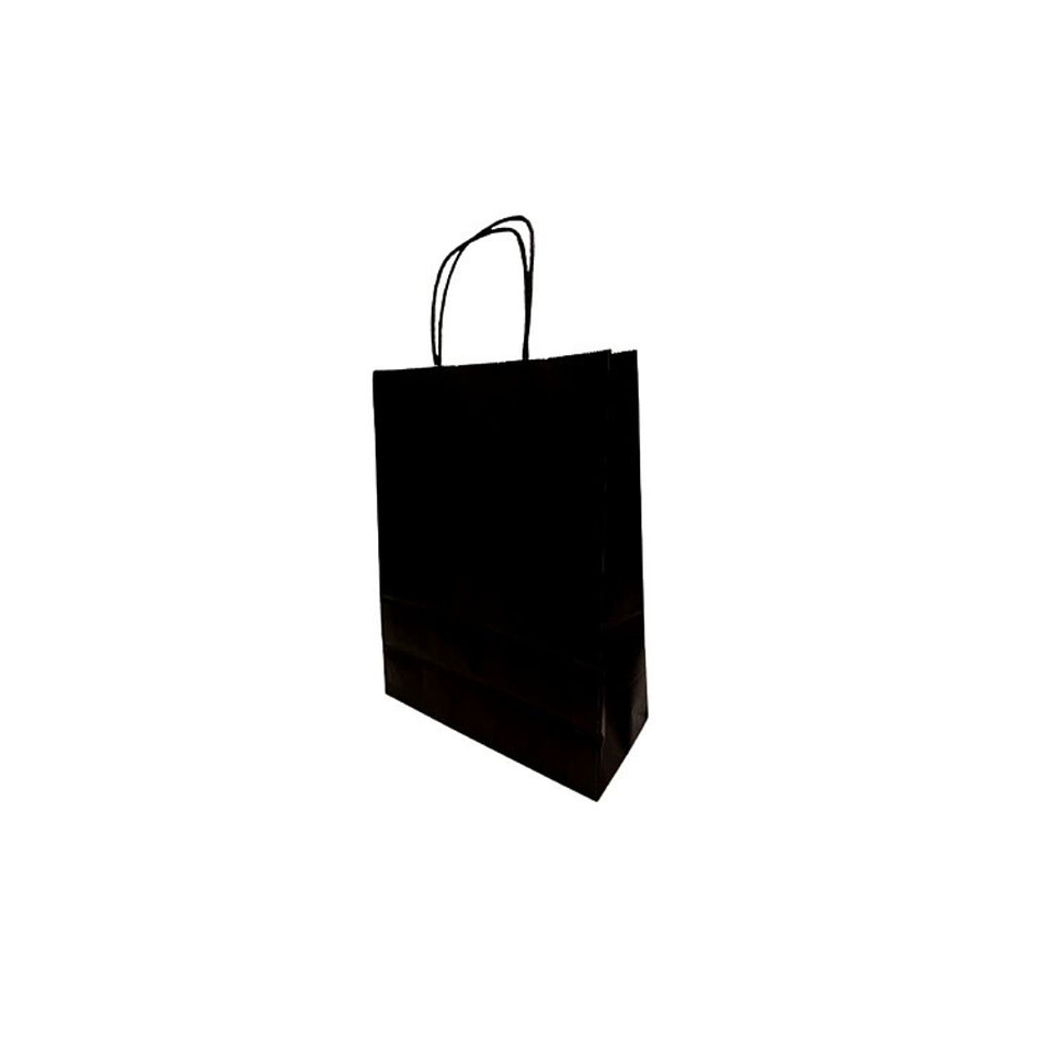 BOLSA MANILLA NEGRA 30X12X42 (200UN/CAJA) 1