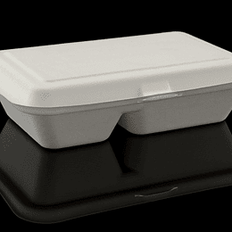 CONTENEDOR BIODEGRADABLE 9X6 CON/DIV. 50 UN (VENTA POR CAJA X 4 PAQ)