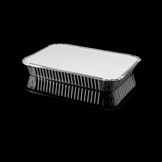 ENVASE ALUMINIO C-40 CON TAPA 20UN/PAQ 20PAQ/CAJA