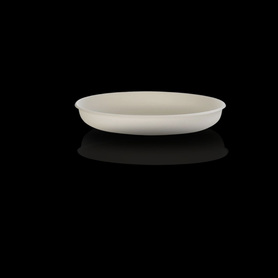 BOWL OVALADO COMPOSTABLE 26OZ 50UN/PAQ  1