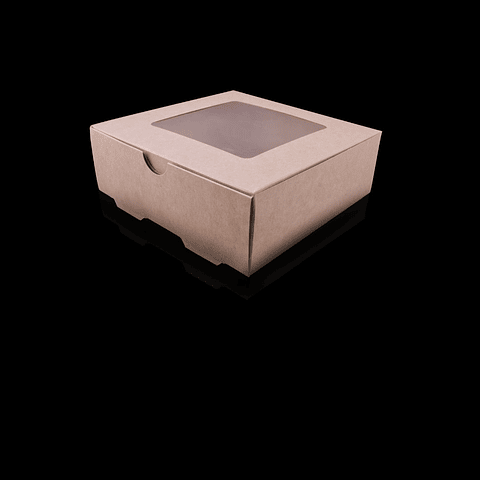 CAJA KRAFT C/VENTANA (THEBOX) 3500 V (200UN/CAJA)