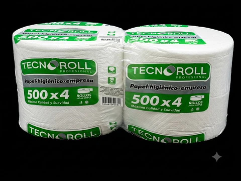 HIGIENICO ECONOMICO TECNOROLL HOJA SIMPLE 4X500MTS