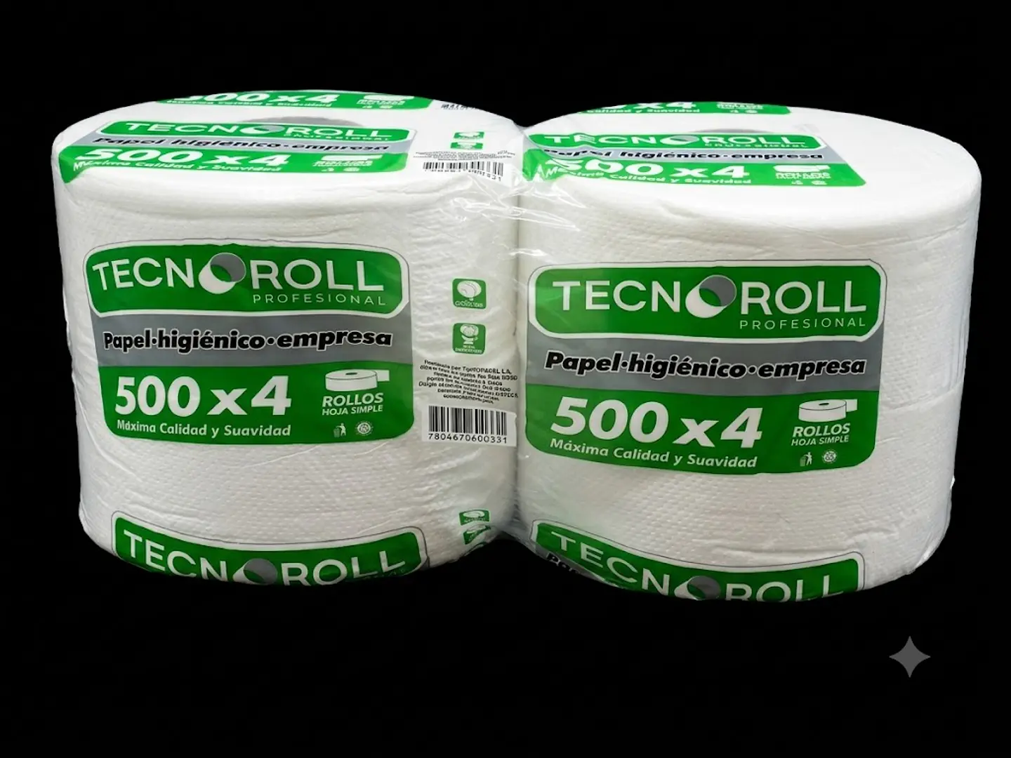 HIGIENICO ECONOMICO TECNOROLL HOJA SIMPLE 4X500MTS 1