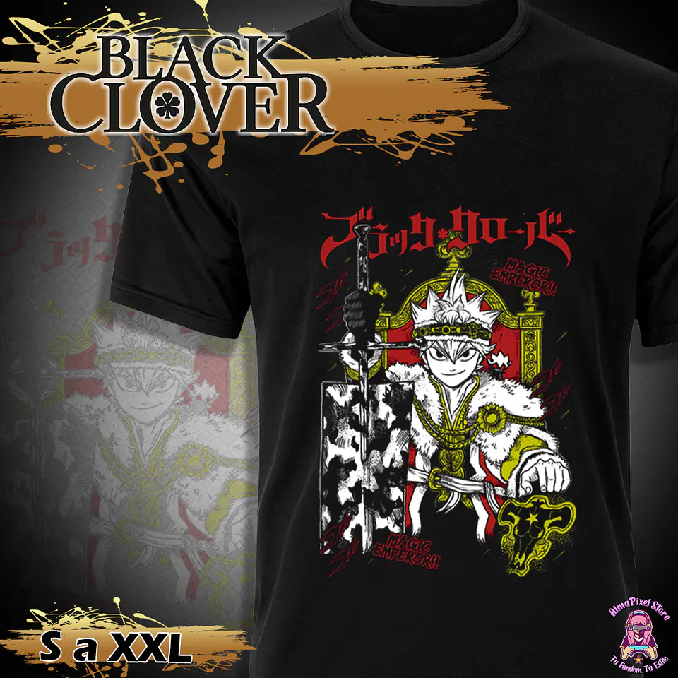 Polera Black Clover 1