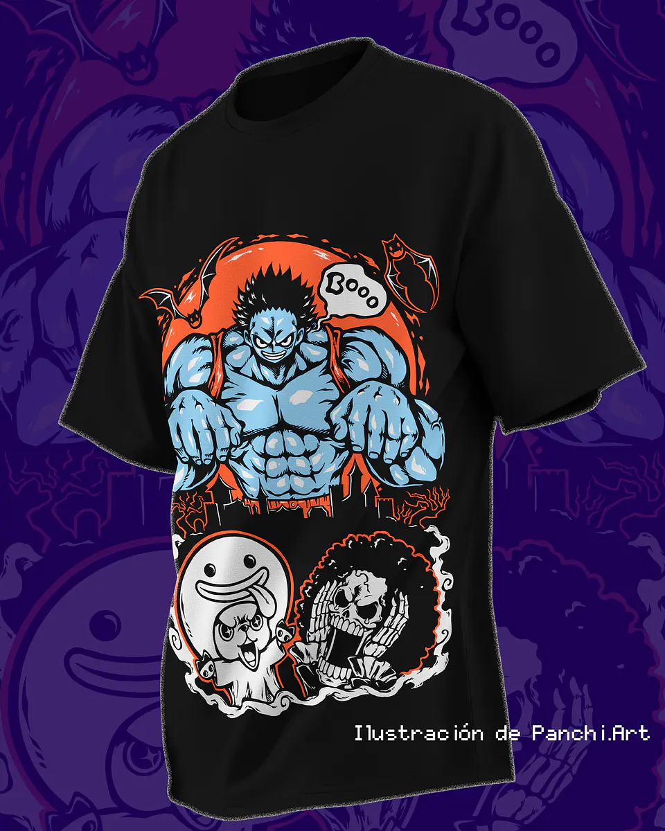 Polera manga corta - Thriller Bark - One Piece - Halloween 1