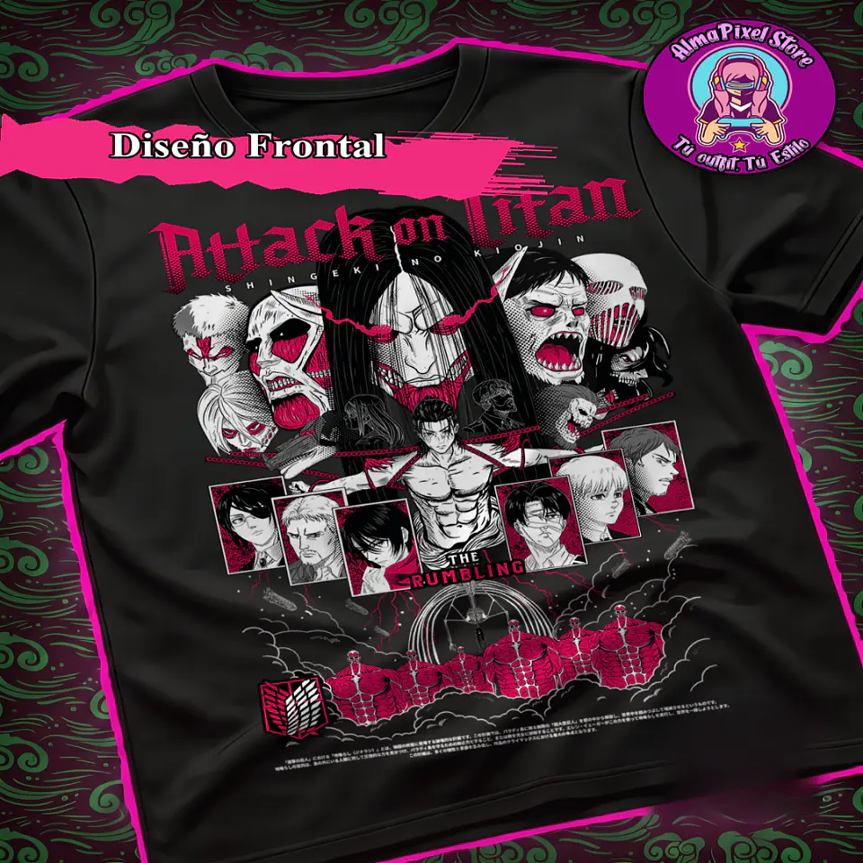 Polera Attack on Titan 4