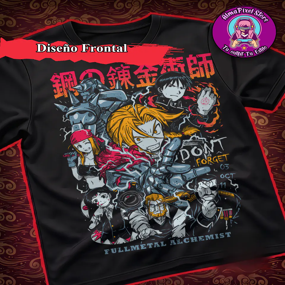 Polera Fullmetal Alchemist 3