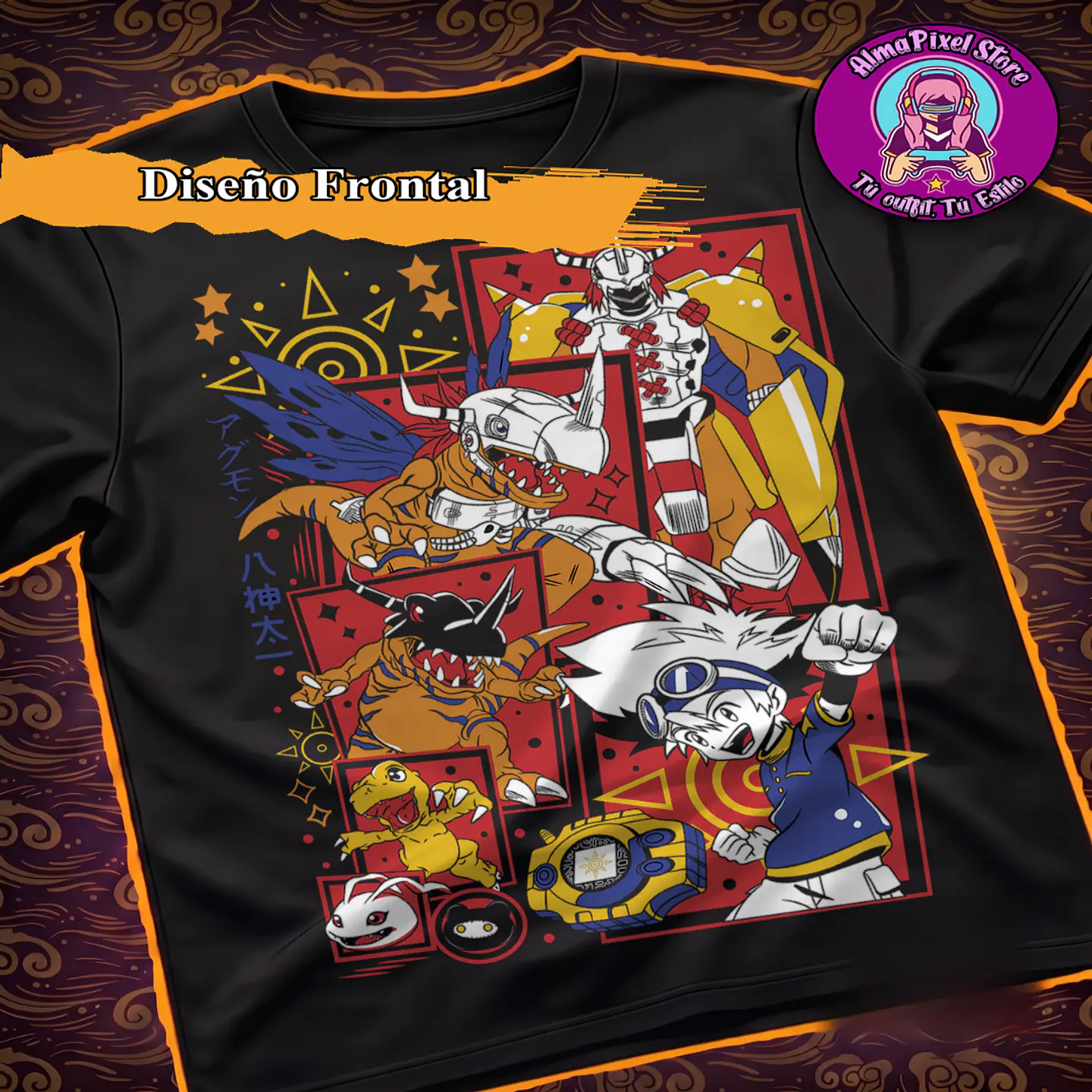 Polera Digimon 3