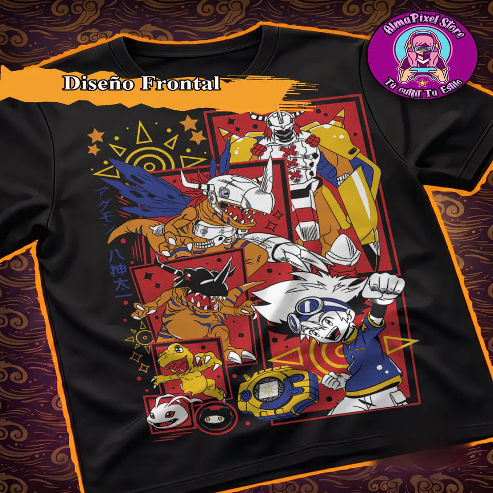 Polera Digimon 3