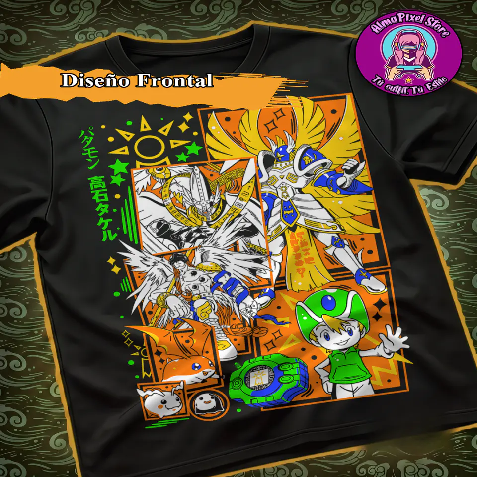 Polera Digimon 6