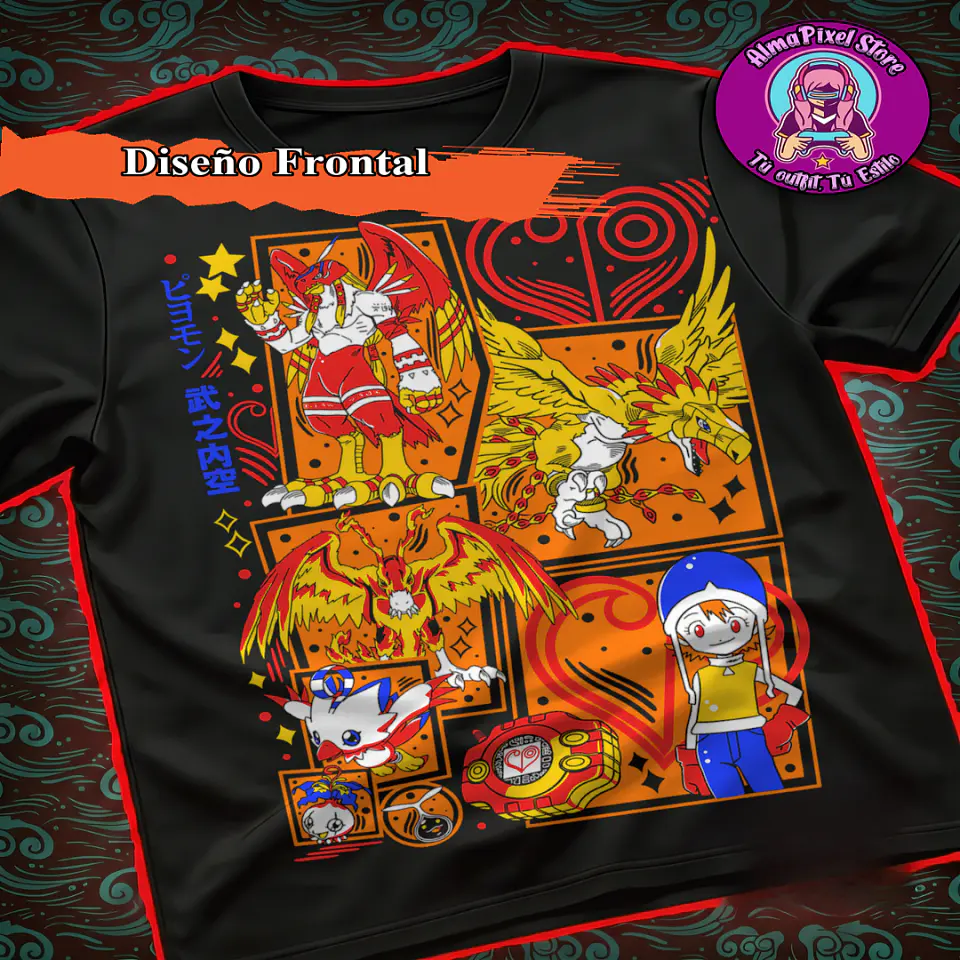Polera Digimon 7