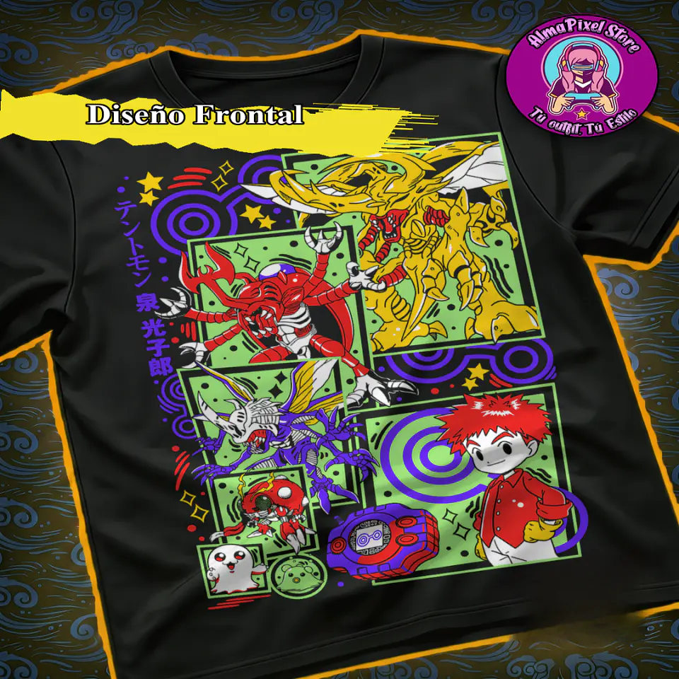 Polera Digimon 8