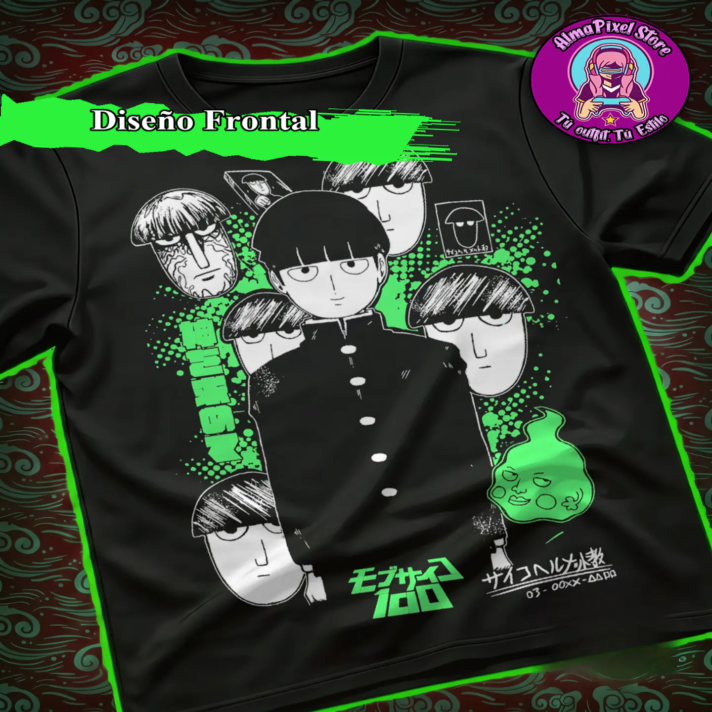 Polera Mob Psycho 100 4