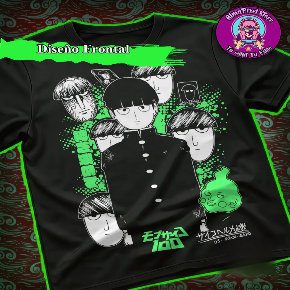 Polera Mob Psycho 100 4