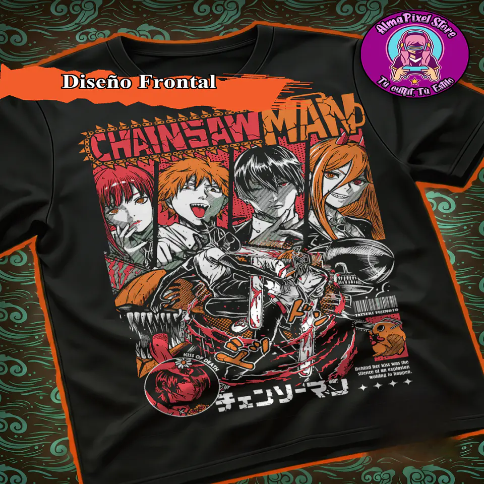 Polera Chainsaw Man 1