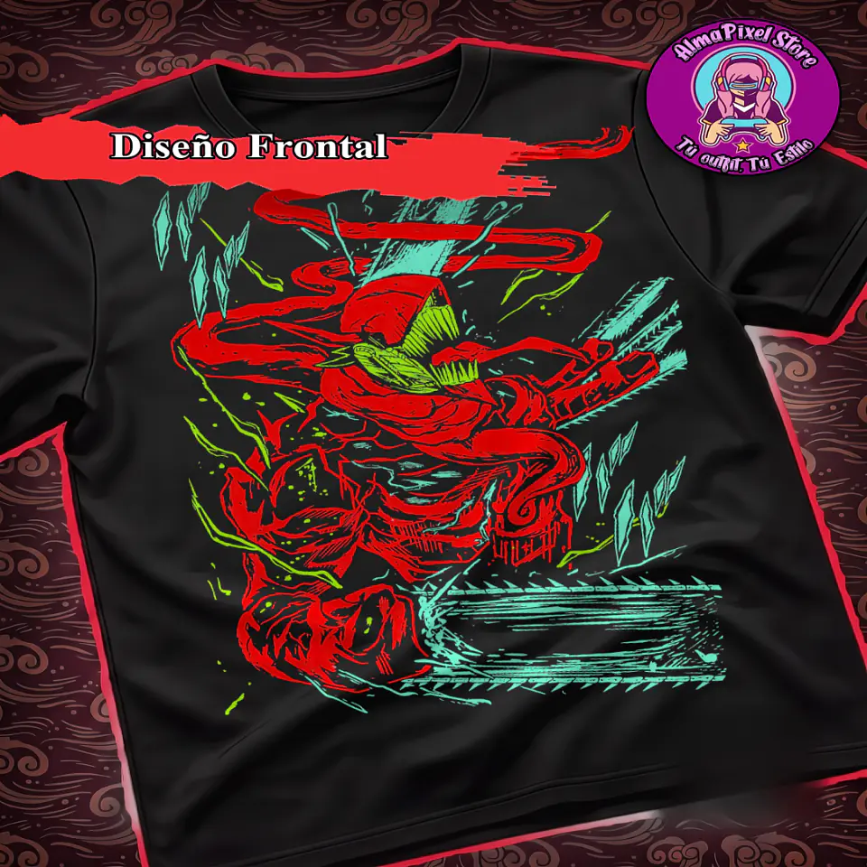 Polera Chainsaw Man 2