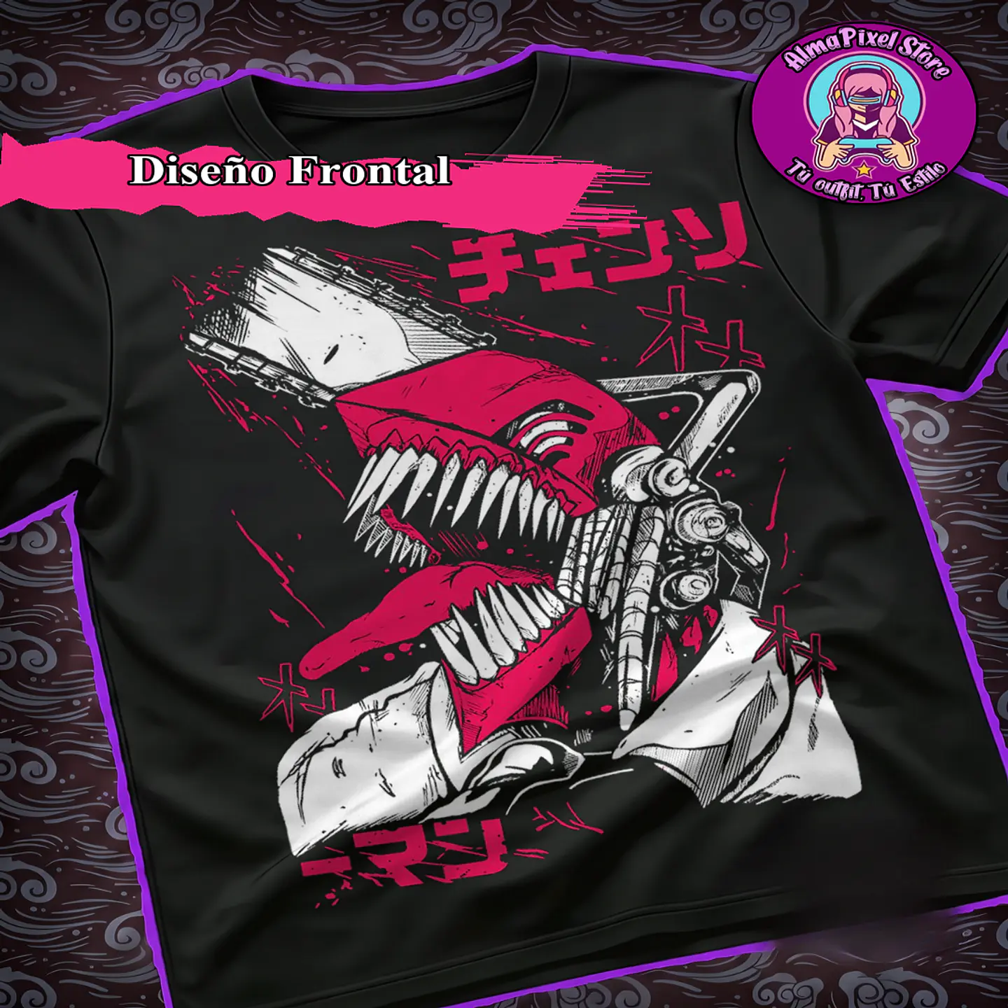 Polera Chainsaw Man 3