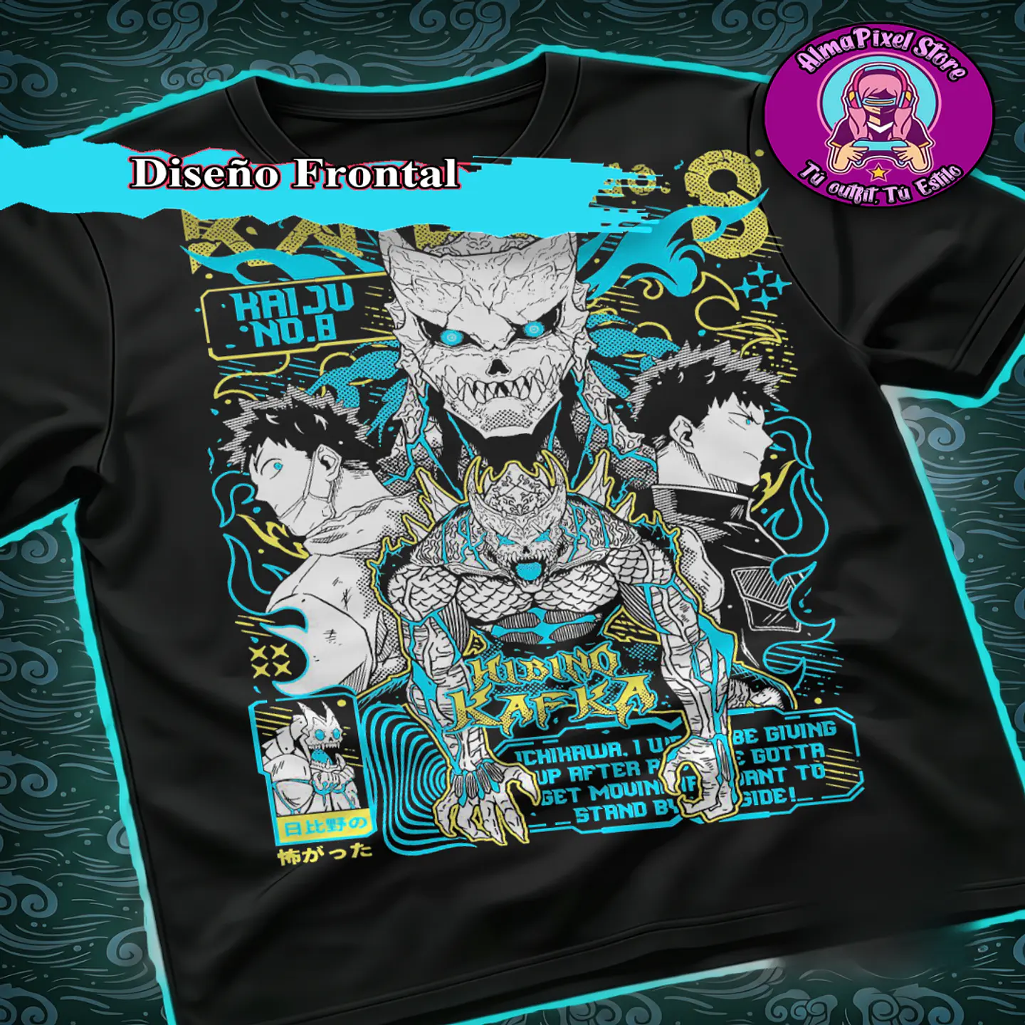 Polera Kaiju No 8 2