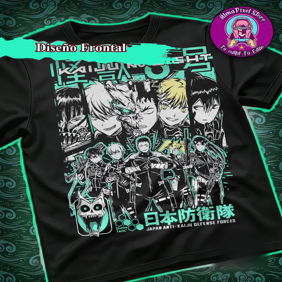 Polera Kaiju No 8 3