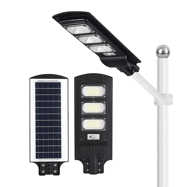 Foco Led Solar de Exterior 150W con Sensor de Movimiento y Control Remoto