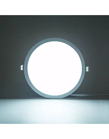 GENERICO Panel Redondo Empotrado 6W - Luz Fría IP20