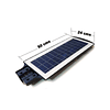 Foco Solar LED De Exterior Con Panel Solar y Sensor De Luz 144 LED IP66 180W. - Jortan