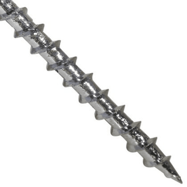 TORNILLO VOLCANITA CRS ZINCADO 6X1" AV X 100 UNIDADES