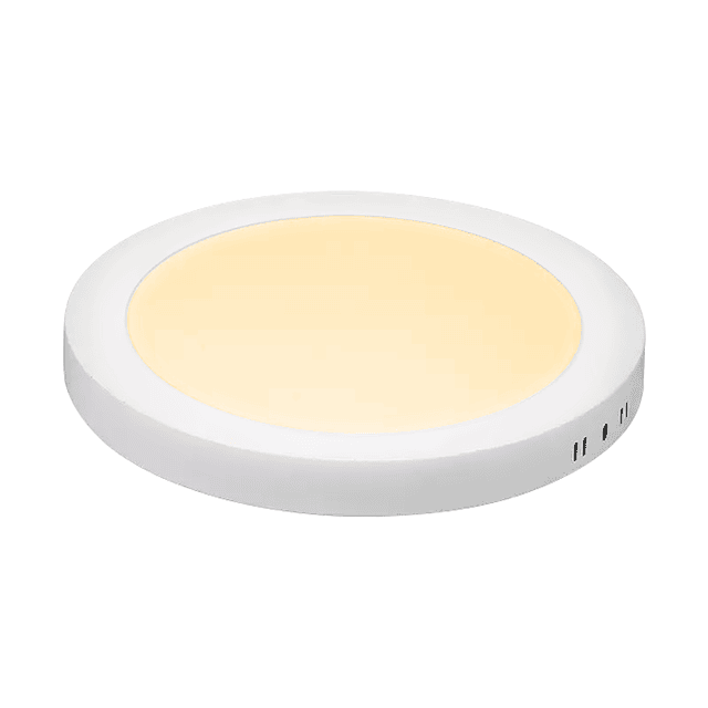 Foco Redondo Luz LED Color Blanco De 18W. 6.500K. Sobrepuest
