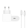 Cargador USB Tipo C Con Cable (1 Metro) Para iPhone - 20W. Carga Rápida / iPhone OEM