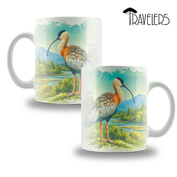 Tazón Cerámico Aves Ilustradas Sur de Chile 