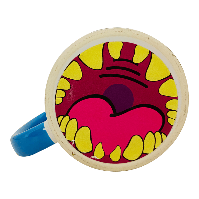 Tazón Cerámico con Boca Abajo Stitch DTF UV