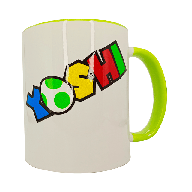 Tazón Cerámico con Base Diseño Yoshi DTF UV