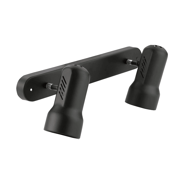 Foco con Barra para Techo - Para 2 Ampolletas R63 E27 / L.A. Concept Modelo U2-12