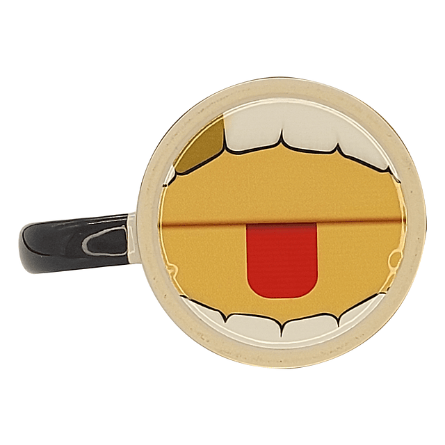 Tazón Cerámico con boca abajo 31 Minutos Fredy Turbina DTF UV