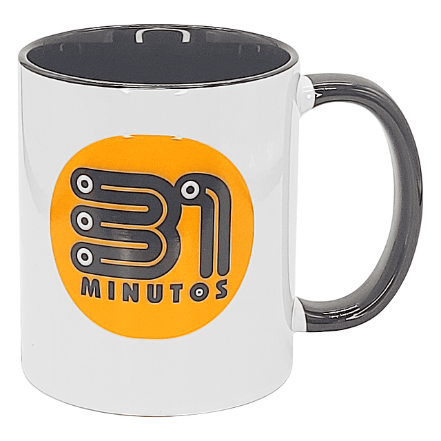 Tazón Cerámico con boca abajo 31 Minutos Fredy Turbina DTF UV