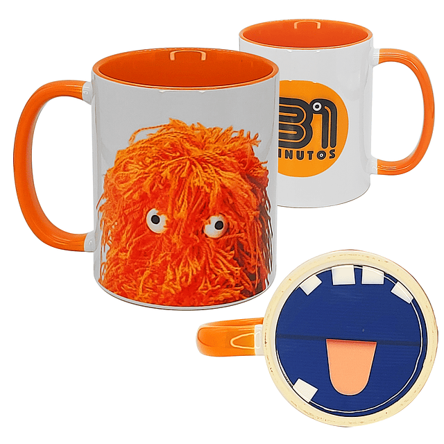 Tazón Cerámico con boca abajo 31 Minutos Guaripolo DTF UV