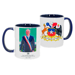 Tazón Cerámico Presidente de la República José Antonio Kast Colores 