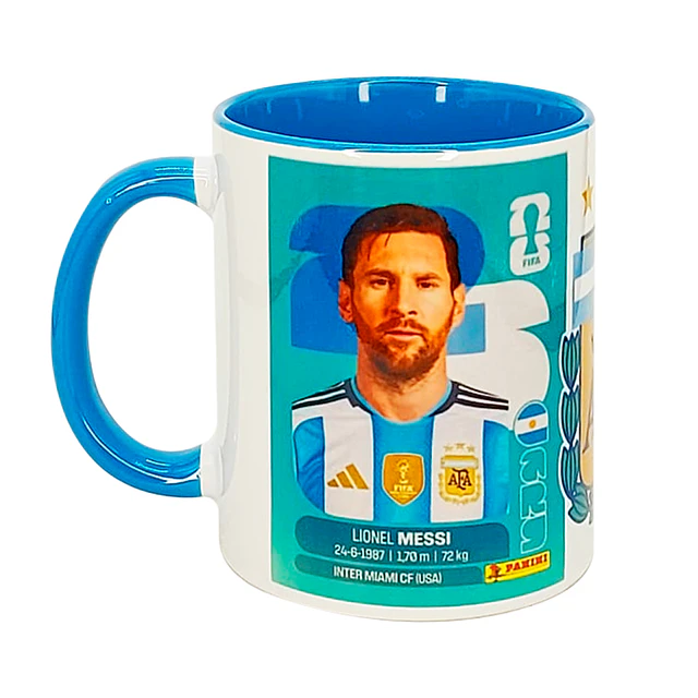 Tazón Cerámico con Base Diseño Mundial FIFA 2026 Messi Argentina